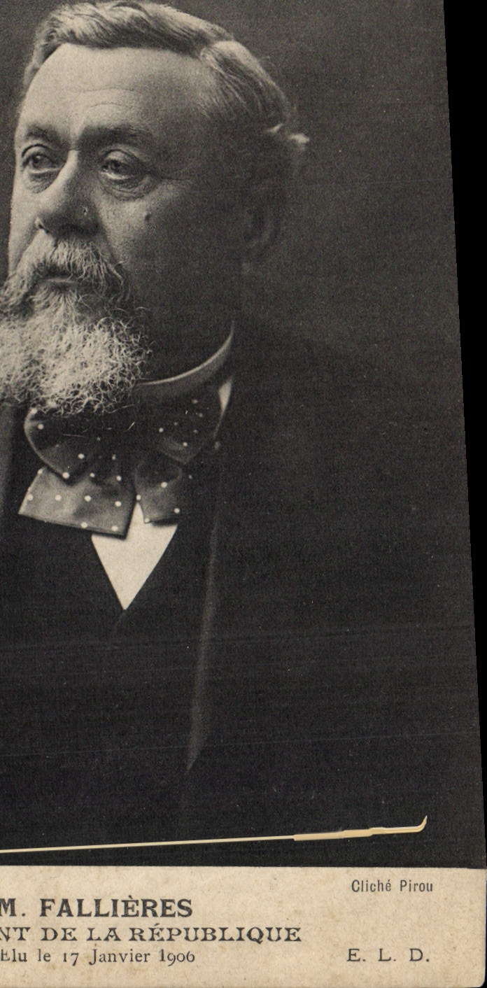 CPA Fallieres President de la Republique