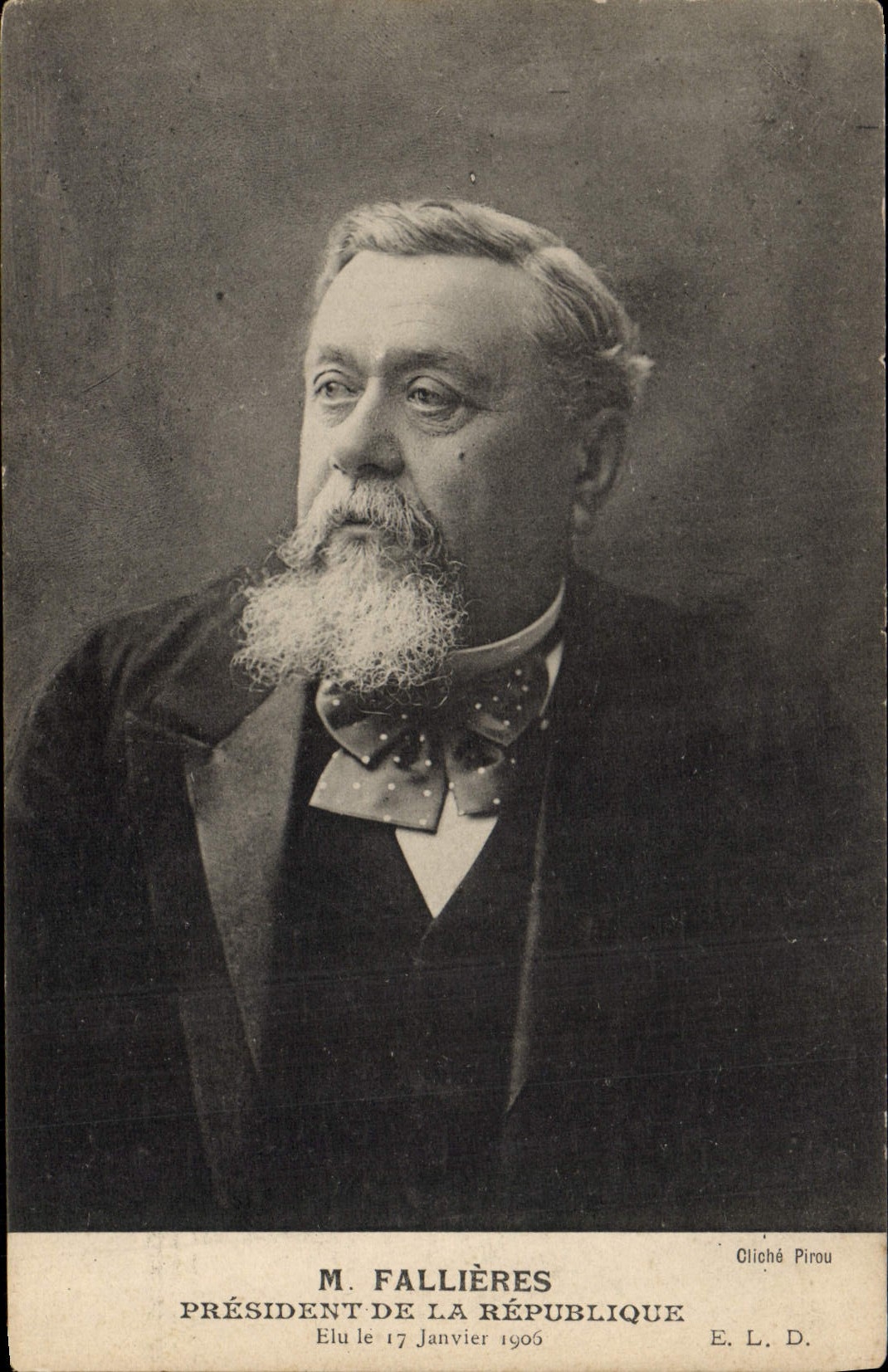 CPA Fallieres President de la Republique