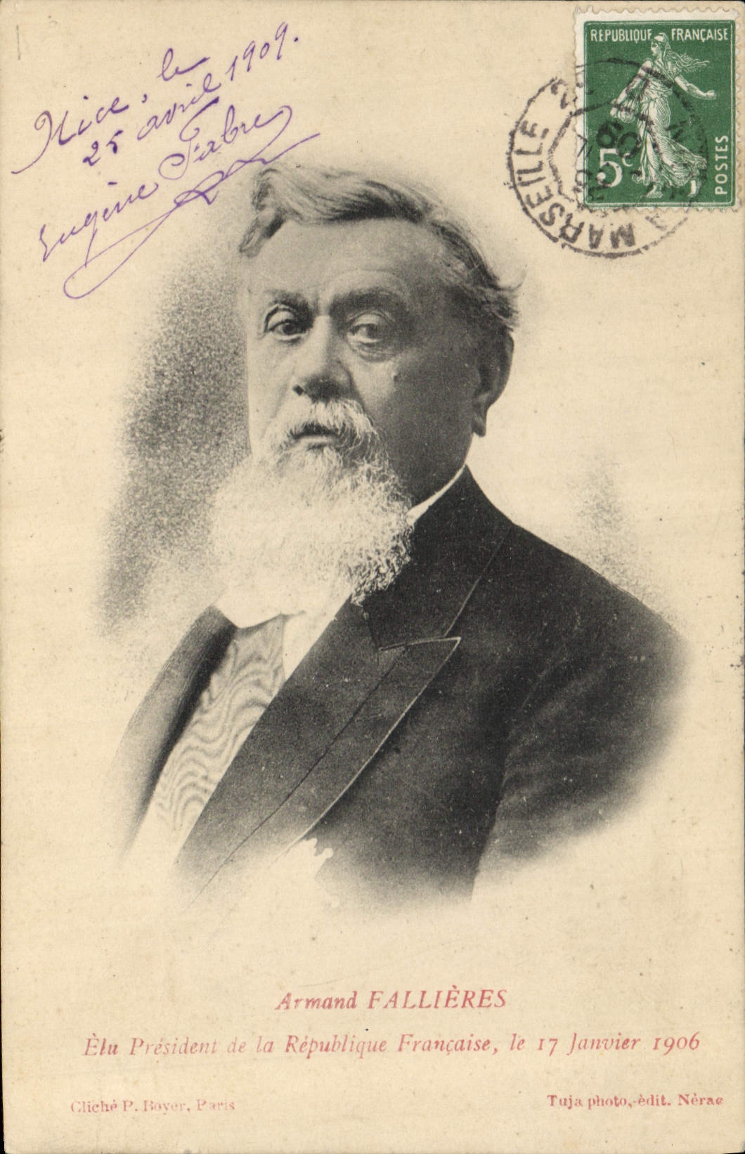 CPA Armand Fallieres President de la Republique