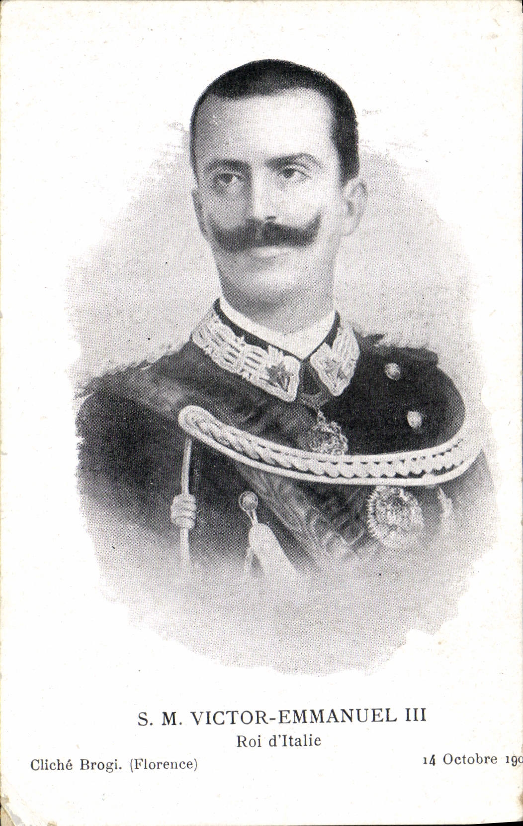 VINTAGE POSTCARD SM Victor Emmanuel III King d' Italie