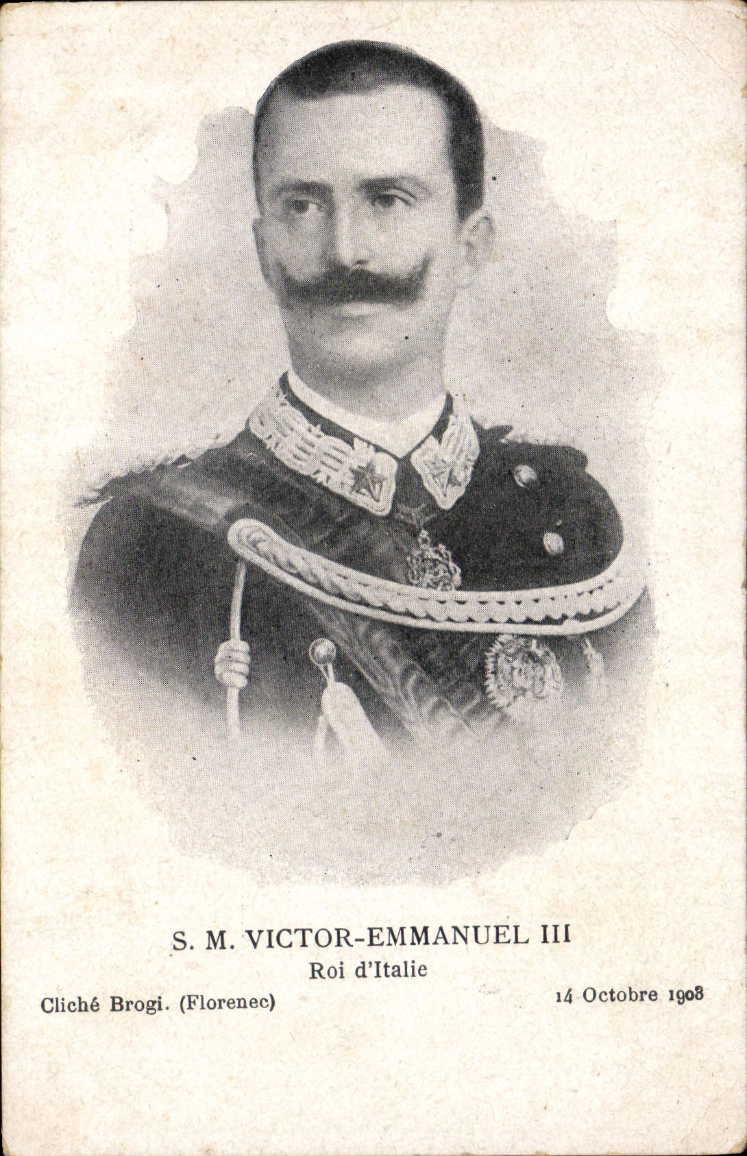 CPA SM Victor Emmanuel III Roi d'Italie
