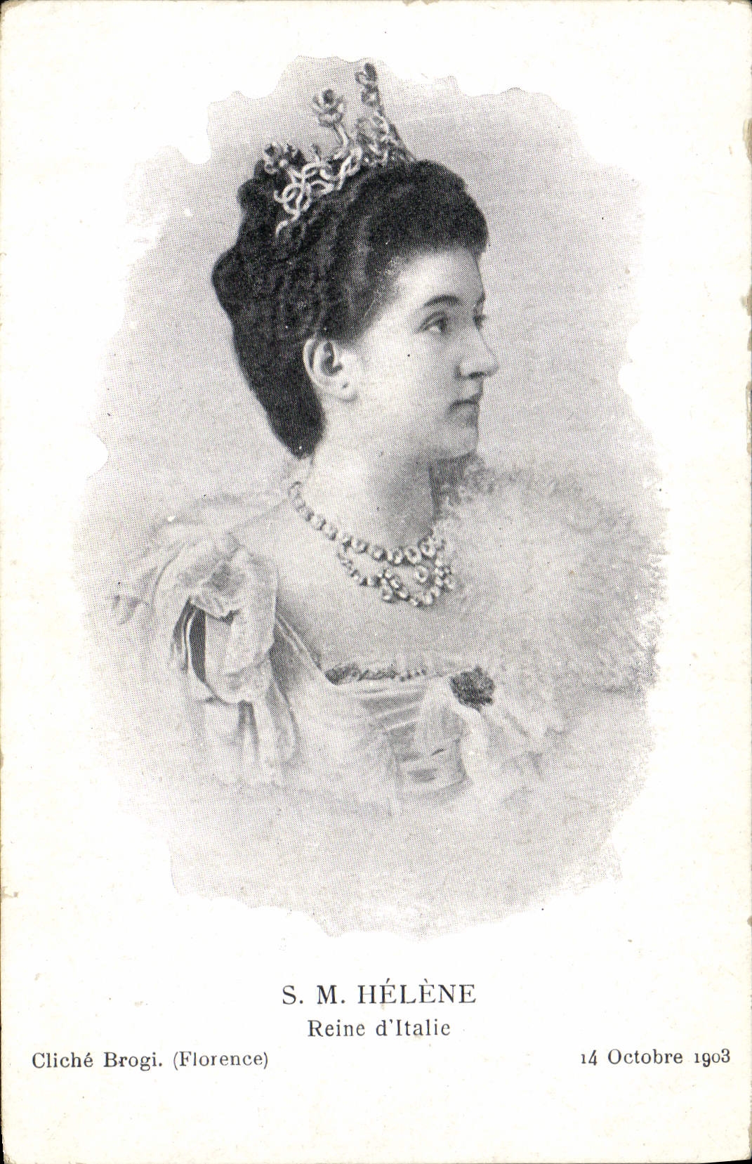 CPA SM Helene Reine d'Italie