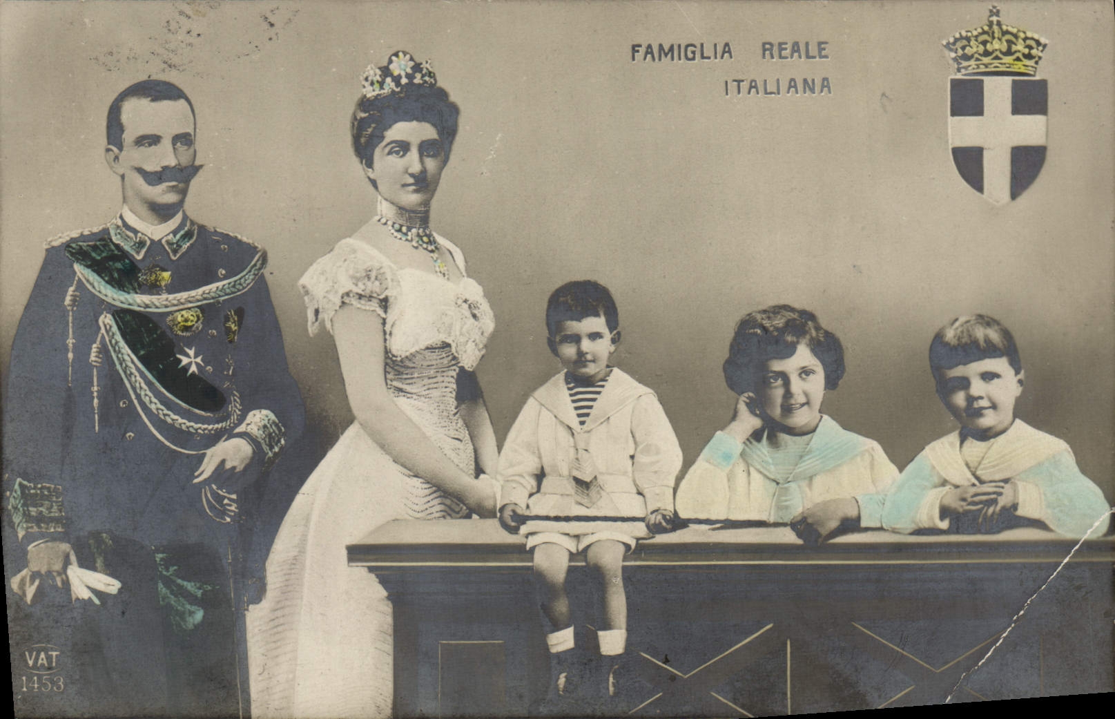 CPA Famiglia Reale Italiana 