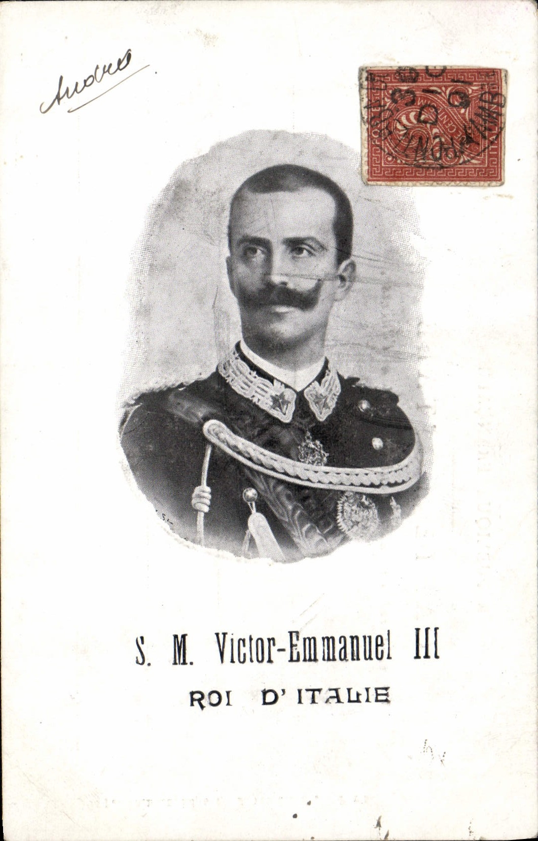 CPA SM Victor Emmanuel III Roi d'Italie