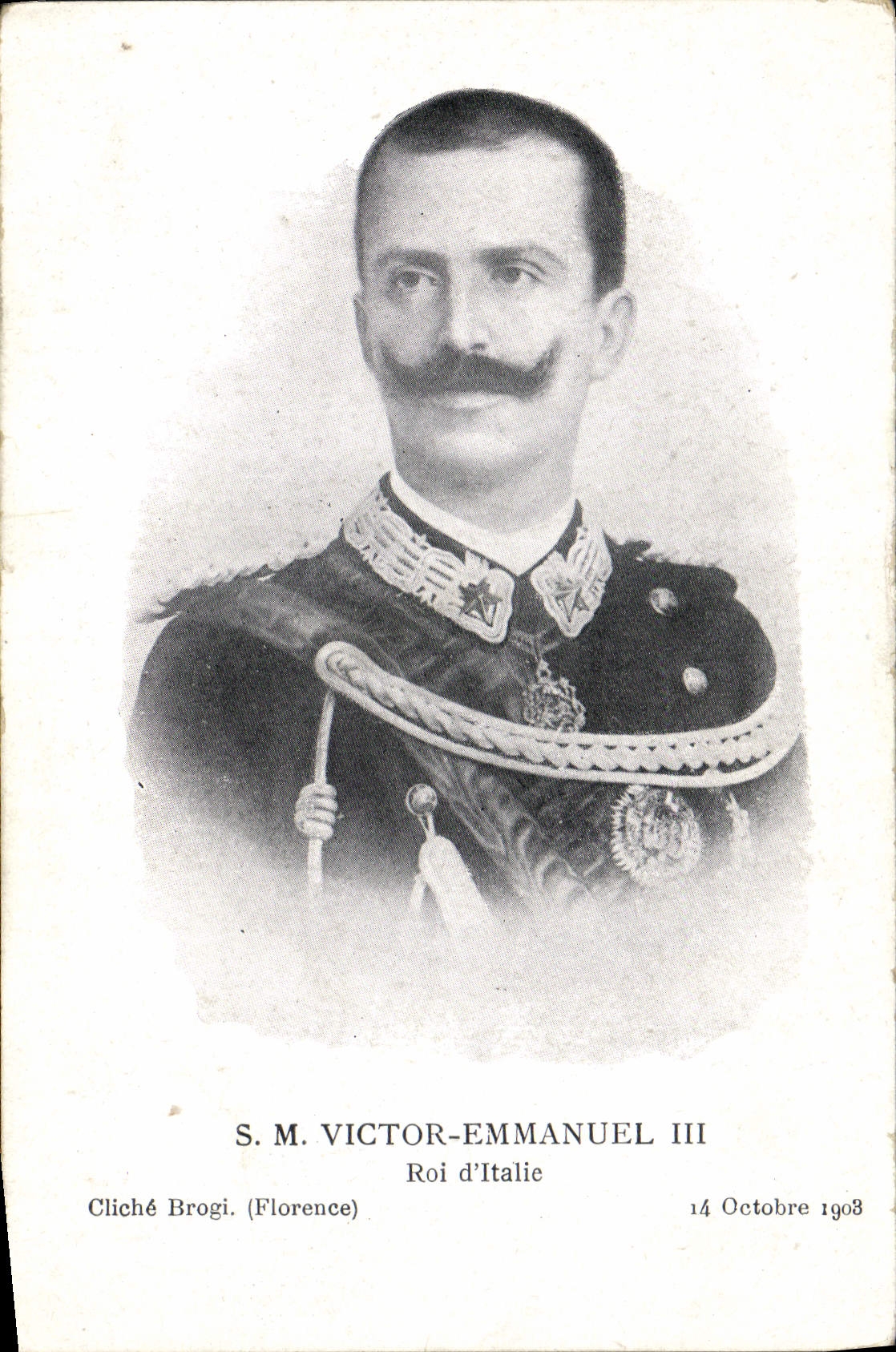 CPA SM Victor Emmanuel III Roi d'Italie