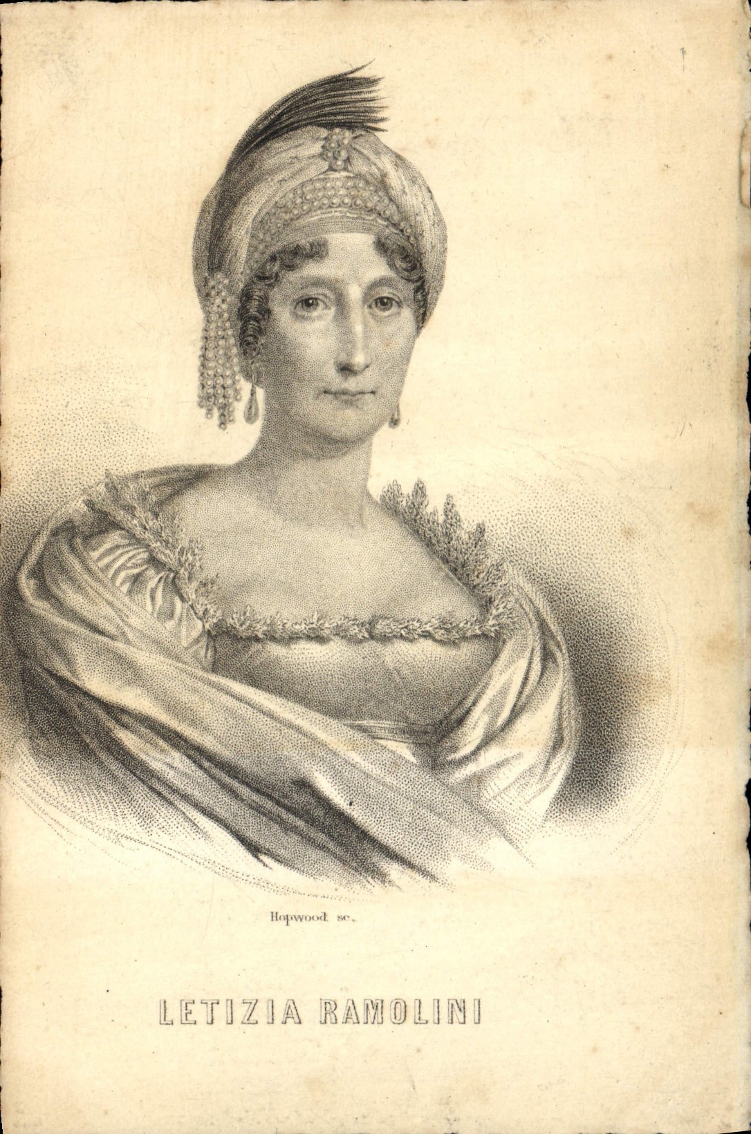 VINTAGE POSTCARD Letizia Ramolini