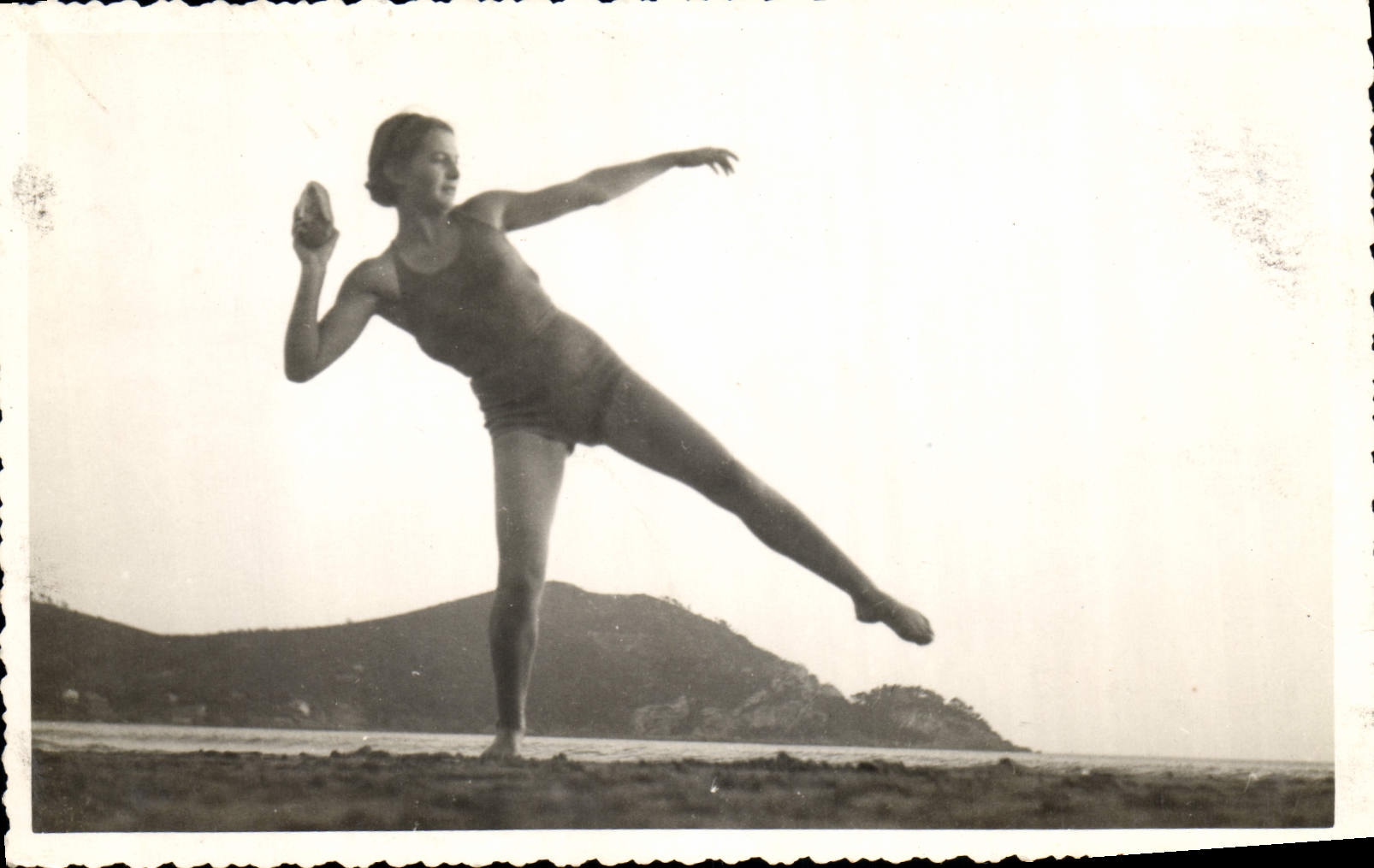 CARTE PHOTO Lancer de marteau