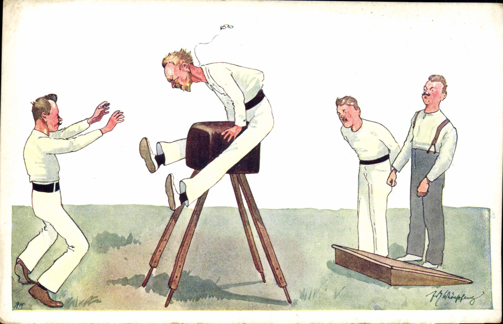 CPA Gymnastique Illustrateur