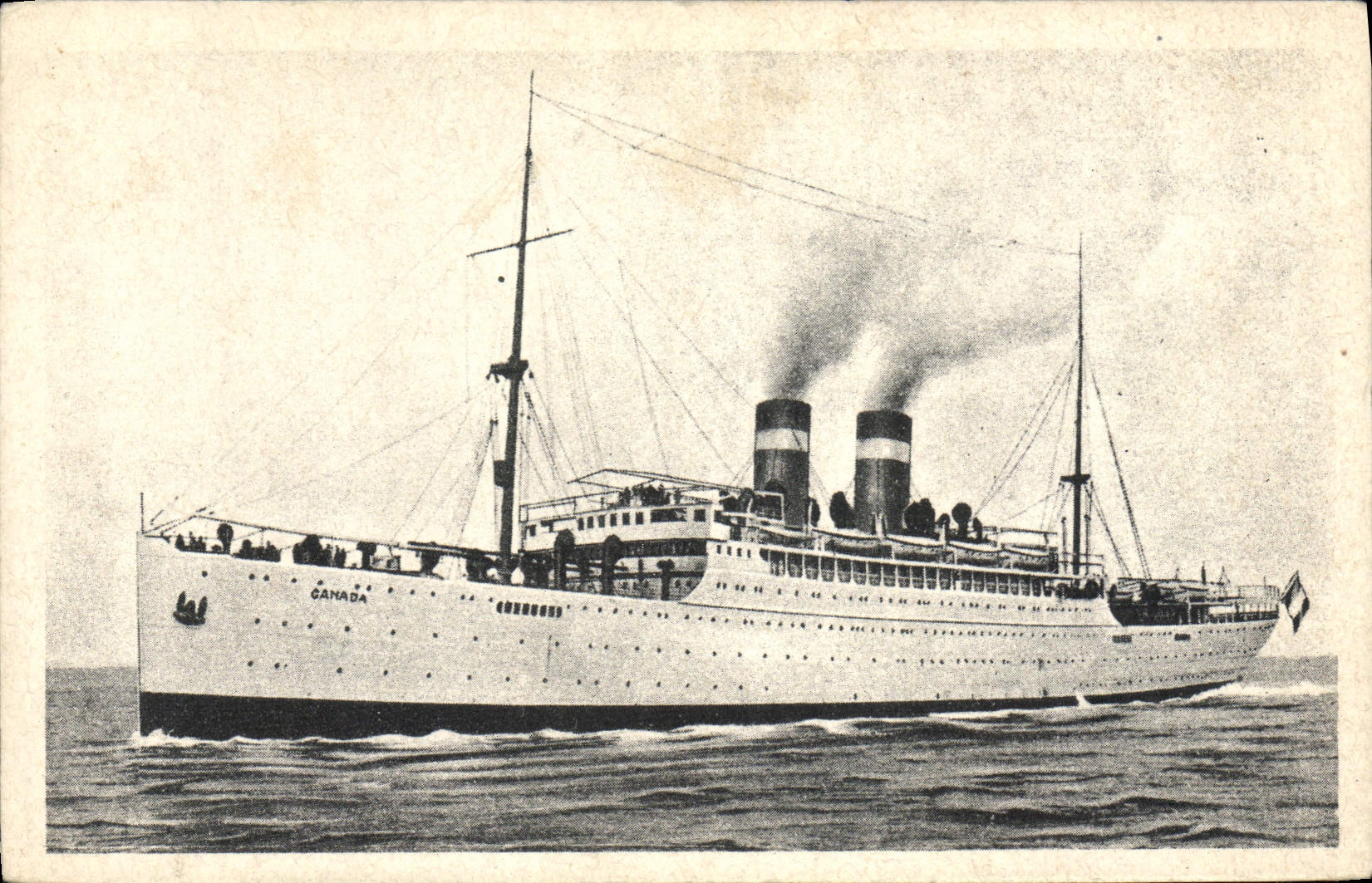 CPA Bateau Fabre line SS Canada