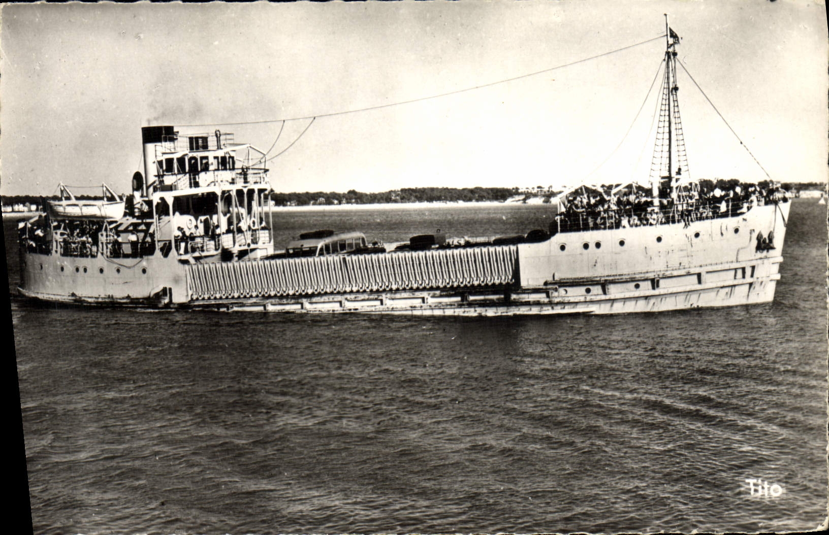 Cuba cordobéa de Royan del barco de la POSTAL de la VENDIMIA de Royan al punto bajo del registro