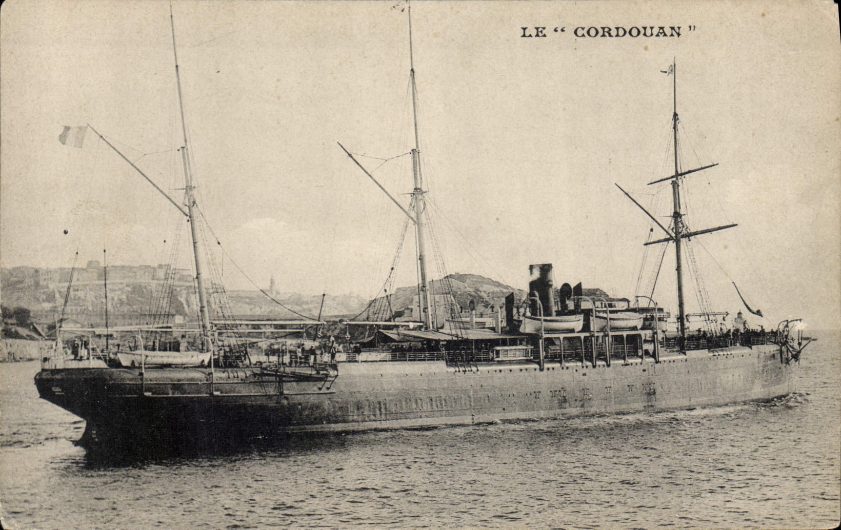CPA Bateau Le Cordouan Messageries Maritimes