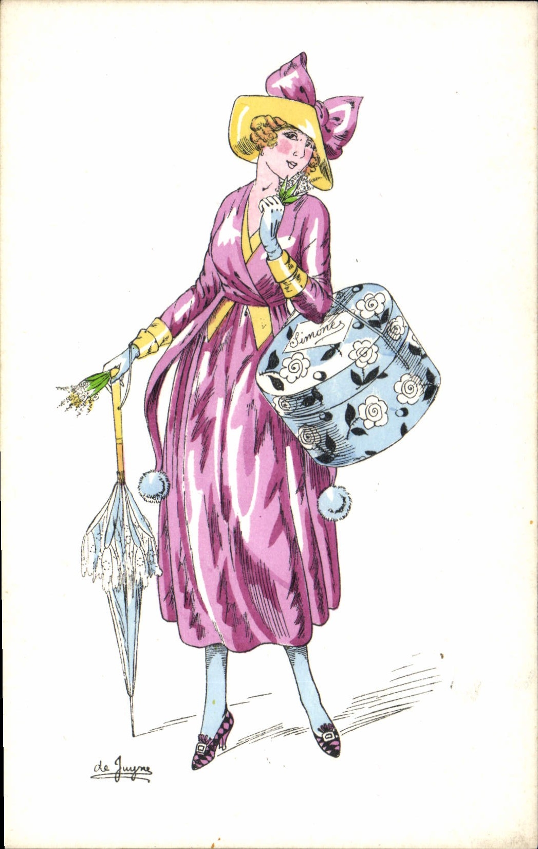 CPA Fantaisie Illustrateur De Juyne Femme