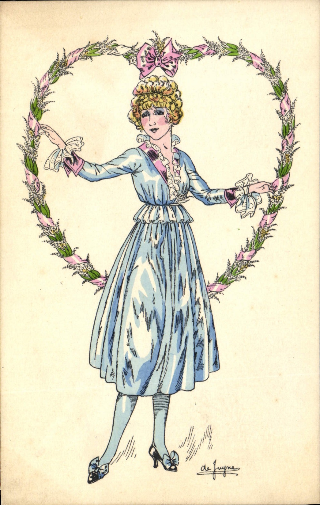 CPA Fantaisie Illustrateur De Juyne Femme