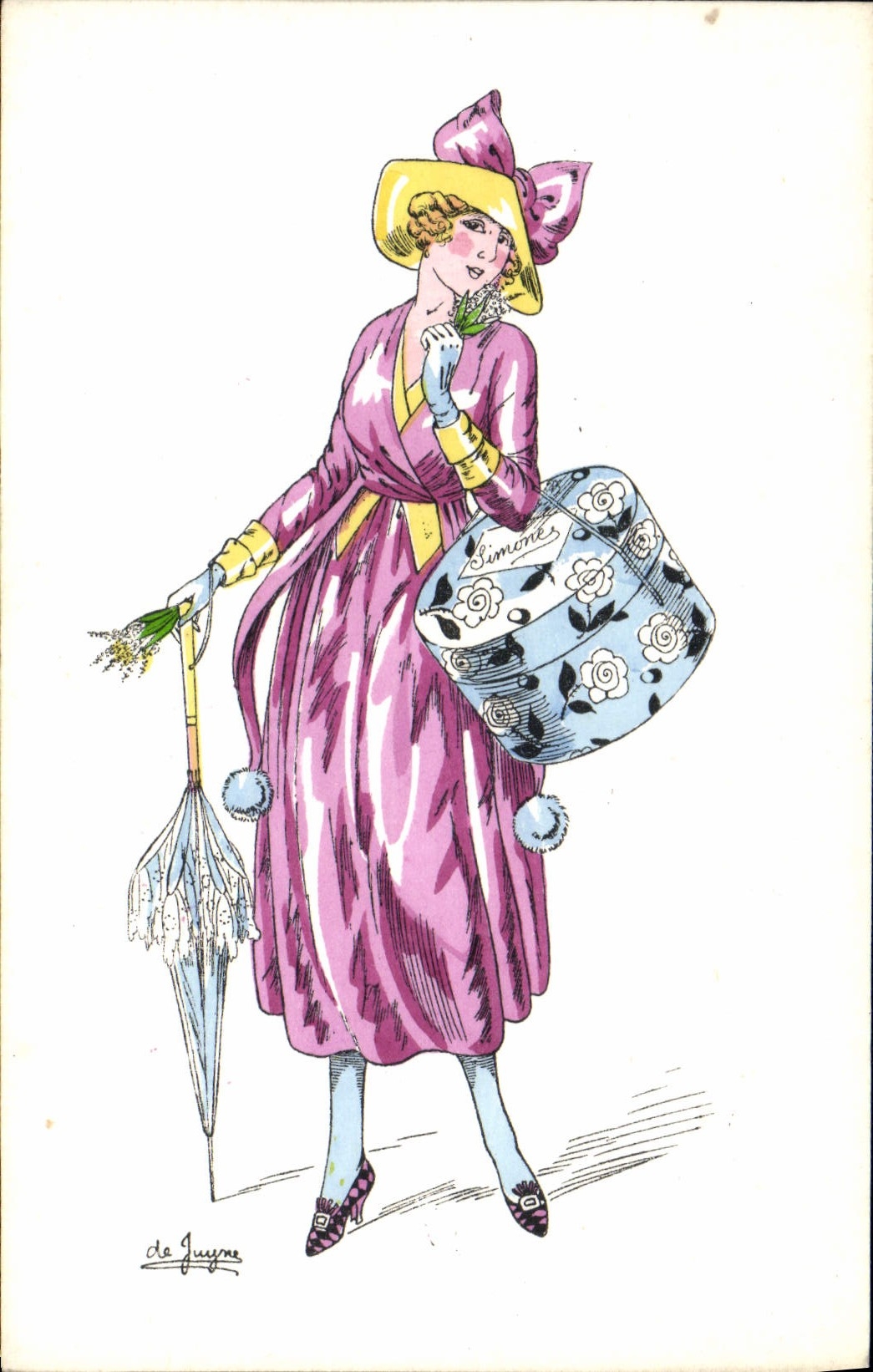 CPA Fantaisie Illustrateur De Juyne Femme