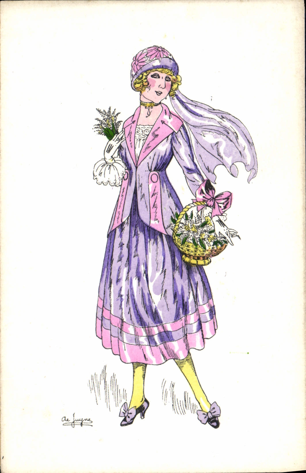 CPA Fantaisie Illustrateur De Juyne Femme