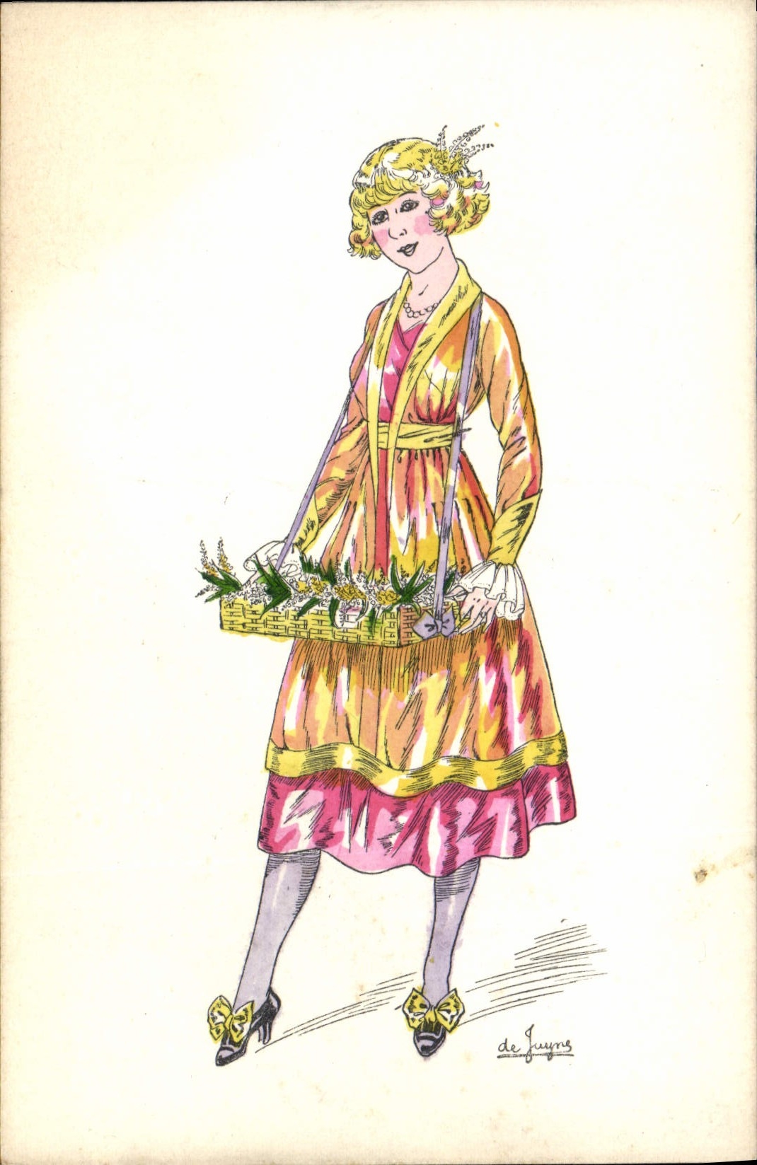 CPA Fantaisie Illustrateur De Juyne Femme