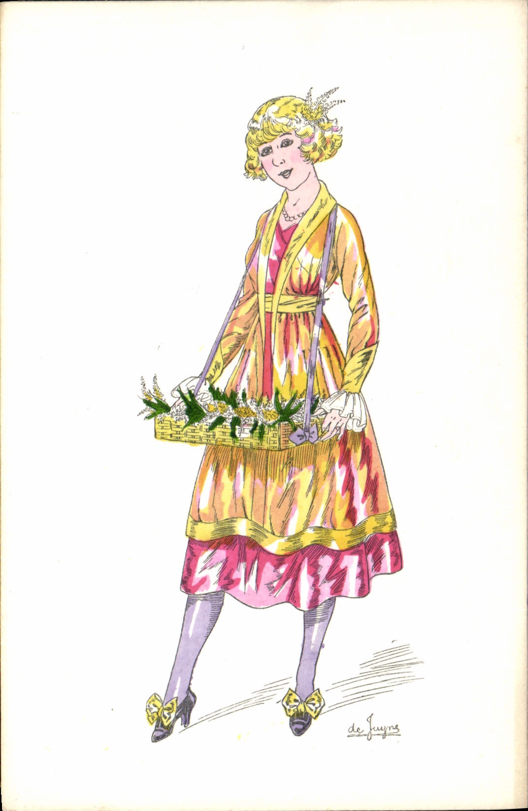 CPA Fantaisie Illustrateur De Juyne Femme