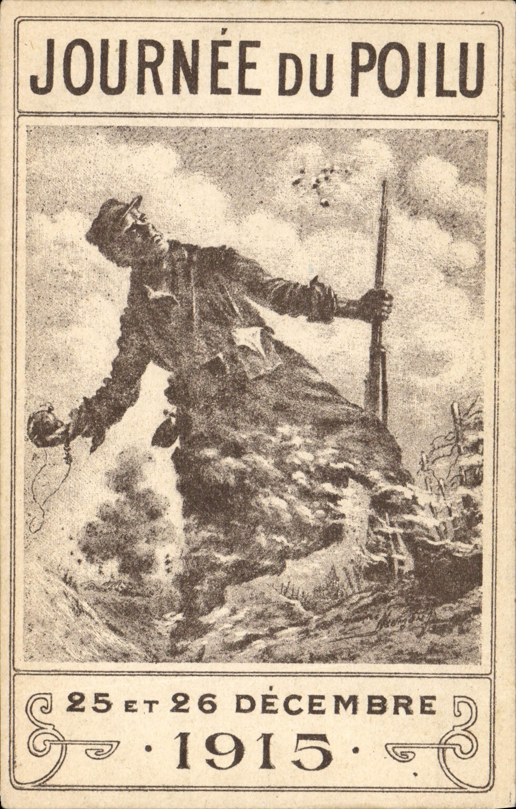 CPA Militaria Journee du Poilu 25 et 26 decembre 