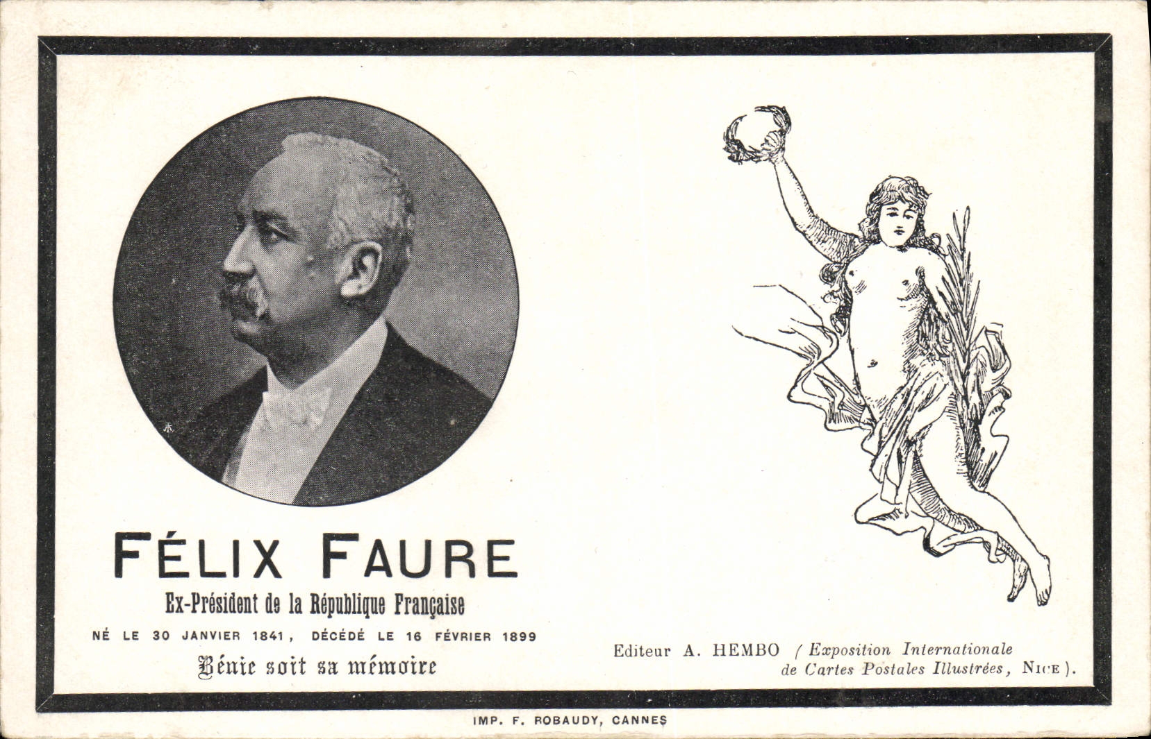 CPA Felix Faure President de la Republique