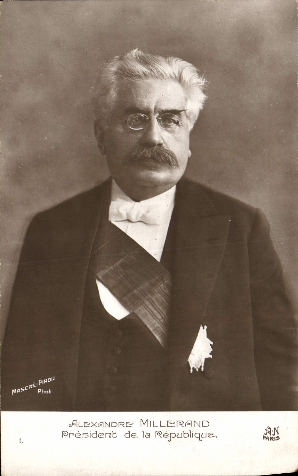 CPA Alexandre Millerand President de la Republique