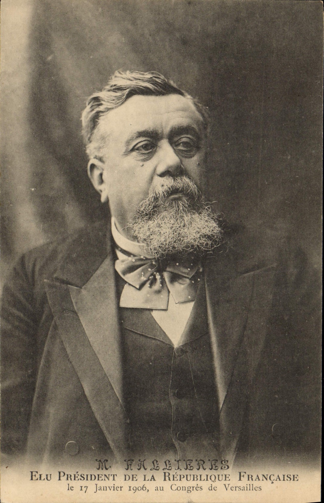 CPA Fallieres President de la Republique