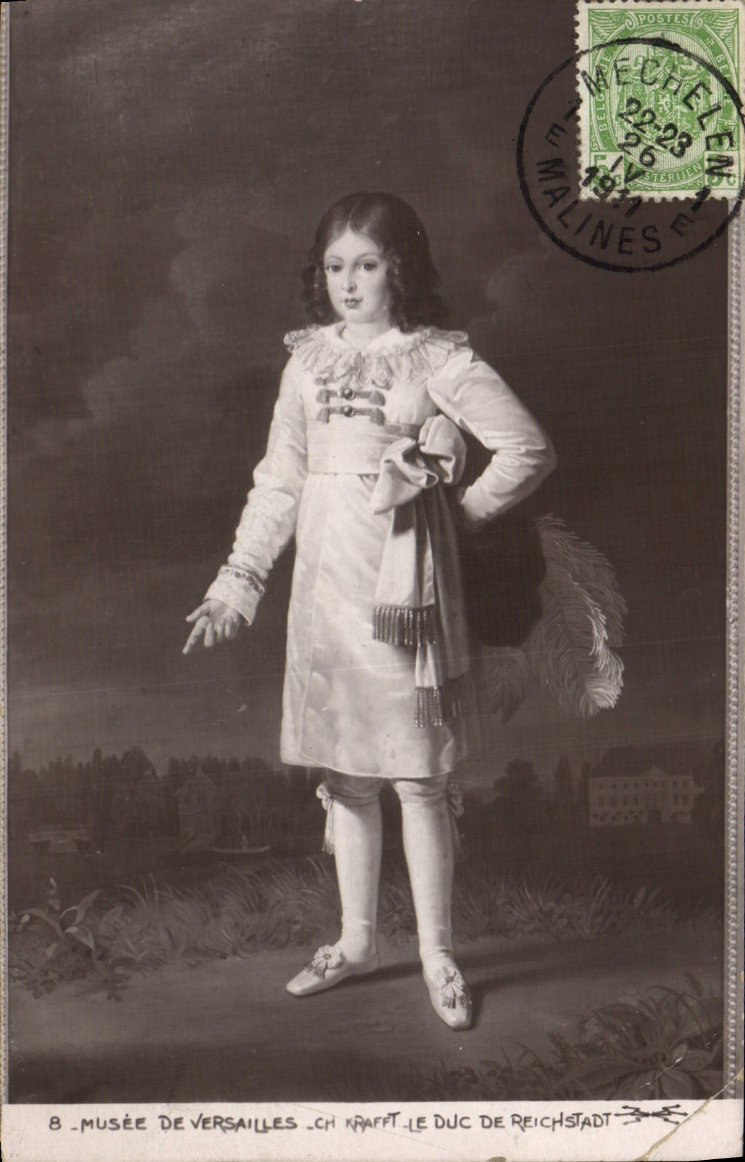 VINTAGE POSTCARD Museum of Versailles Duke of Reichstadt