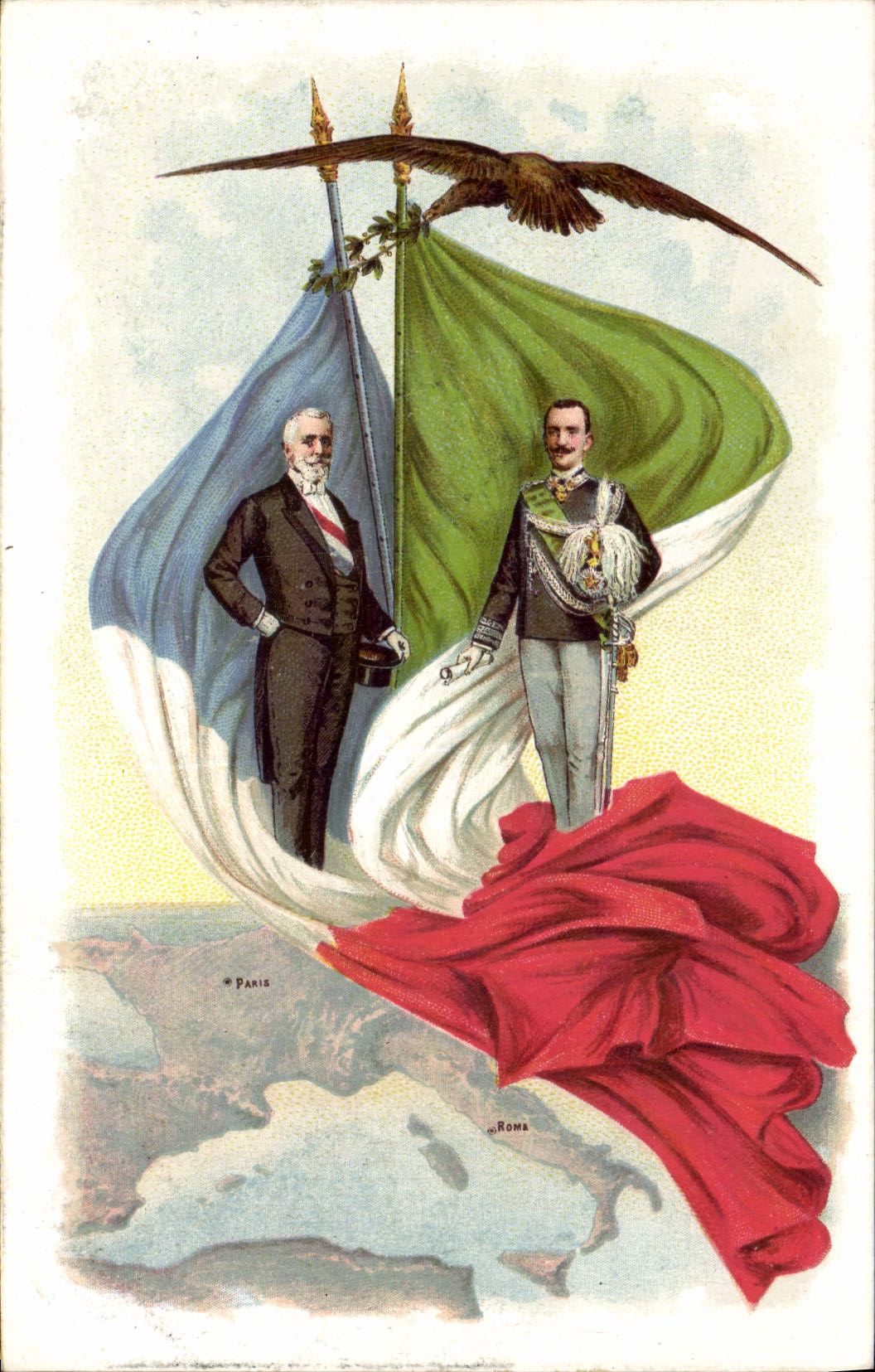 CPA France Italie Aigle 