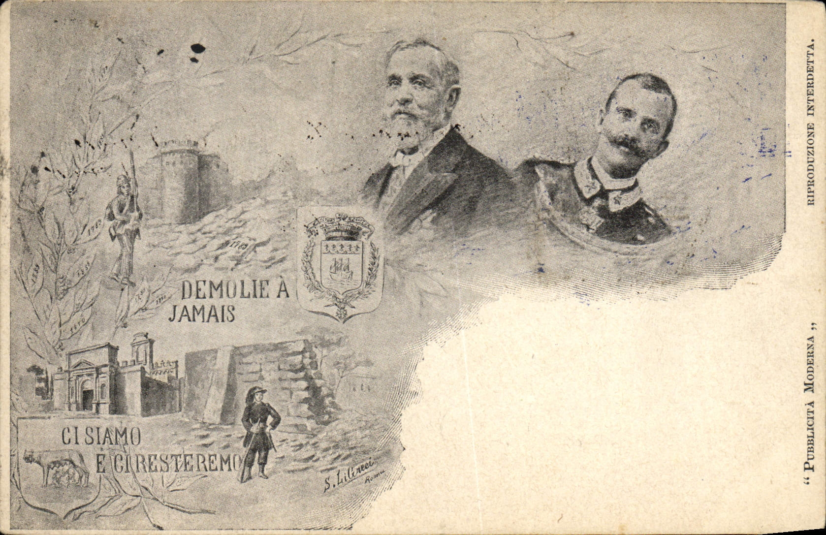 CPA Vittorio Emanuele Loubet