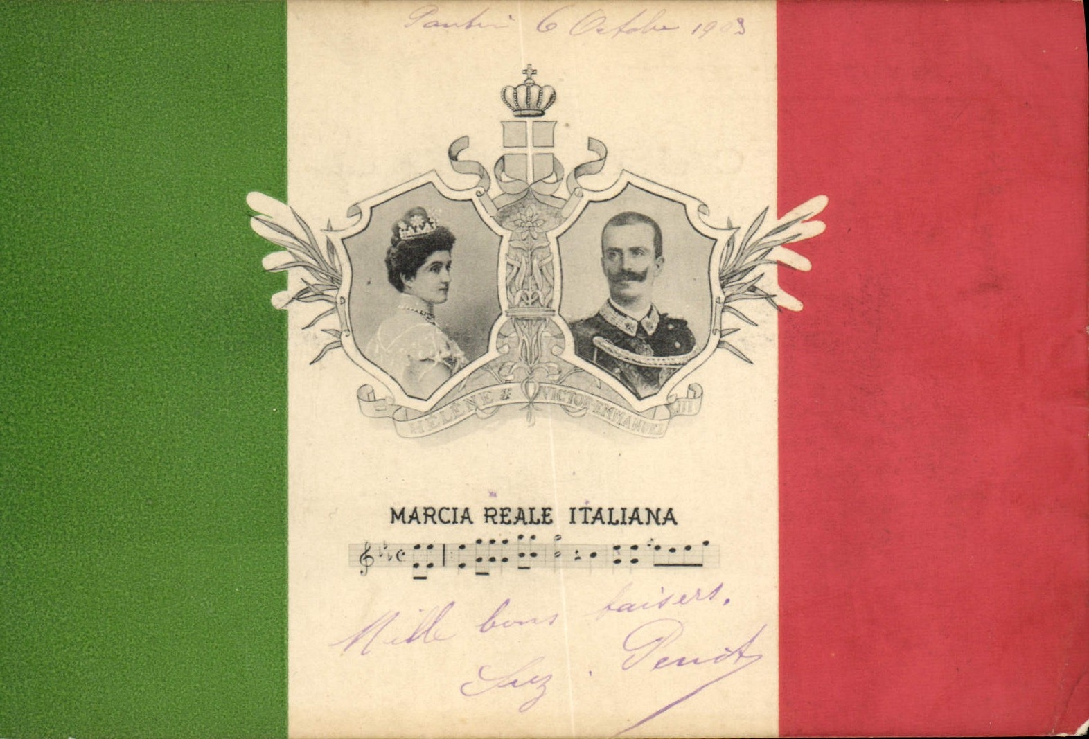 VINTAGE POSTCARD Vittorio Emanuele Italia