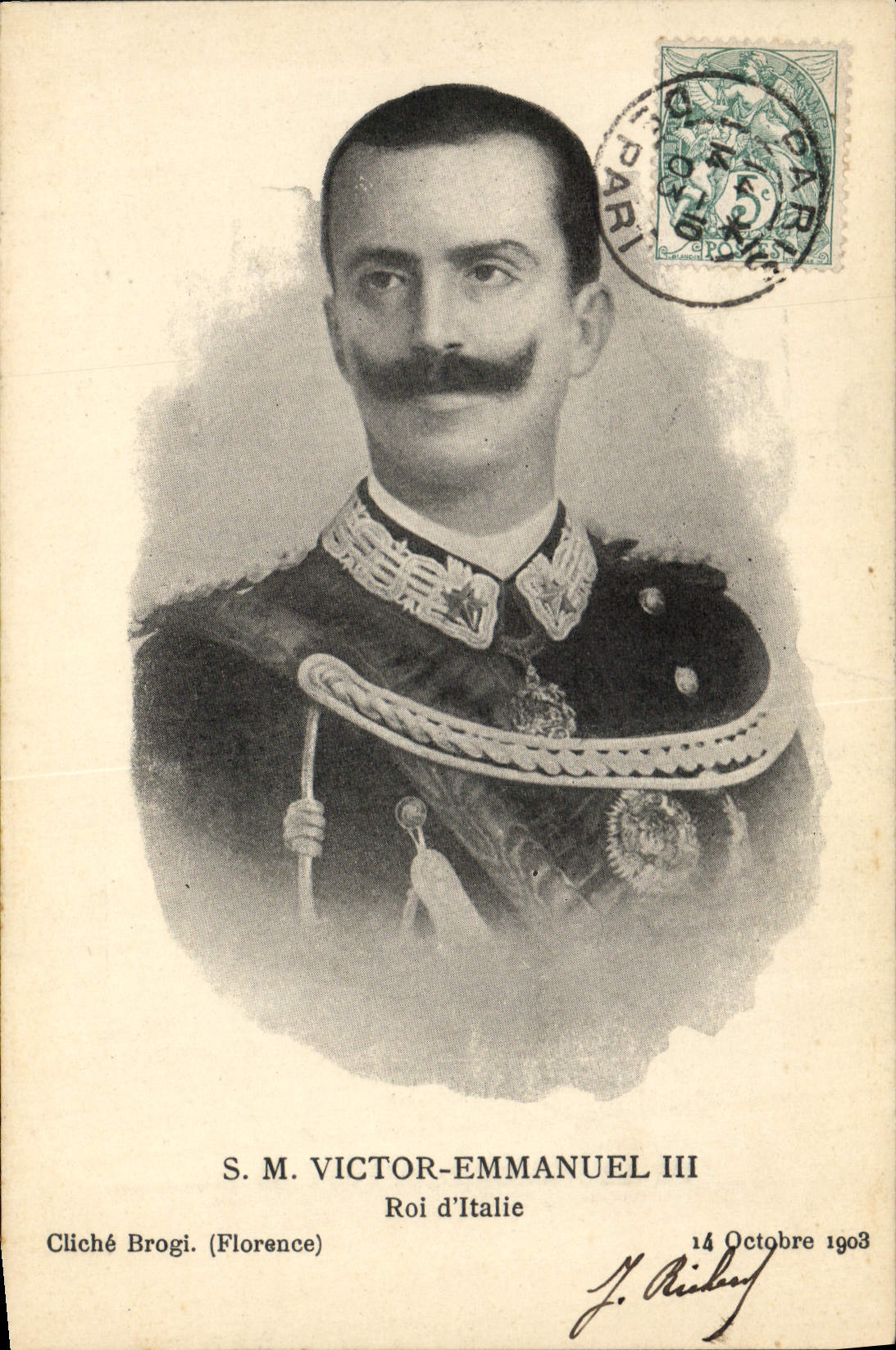 CPA SM Victor Emmanuel III Roi d'Italie