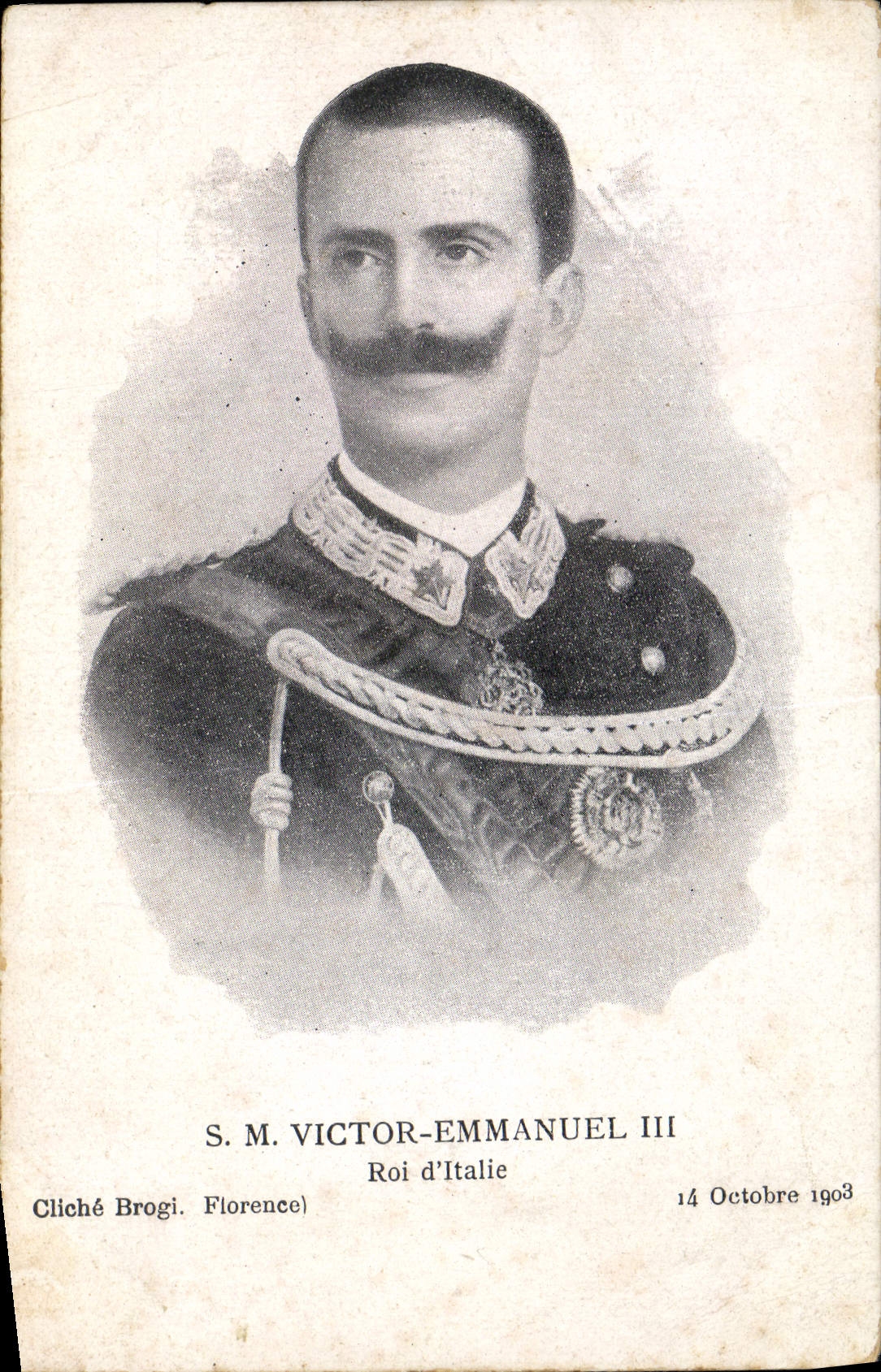 CPA SM Victor Emmanuel III Roi d'Italie
