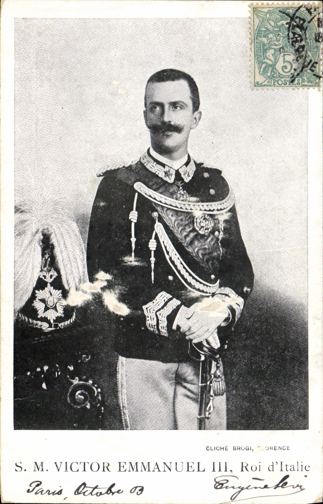 CPA Victor Emmanuel III Roi d'Italie