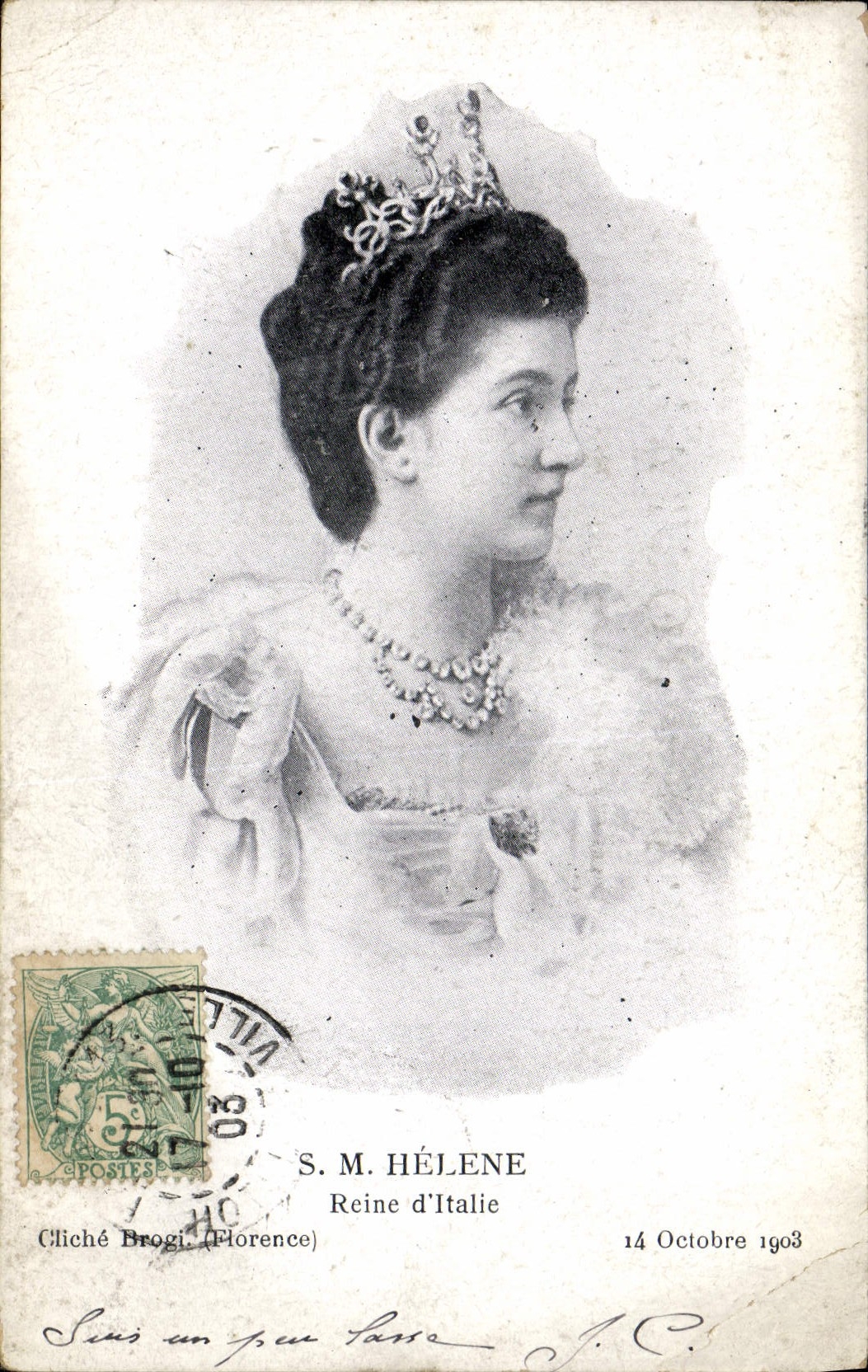 CPA SM Helene Reine d'Italie