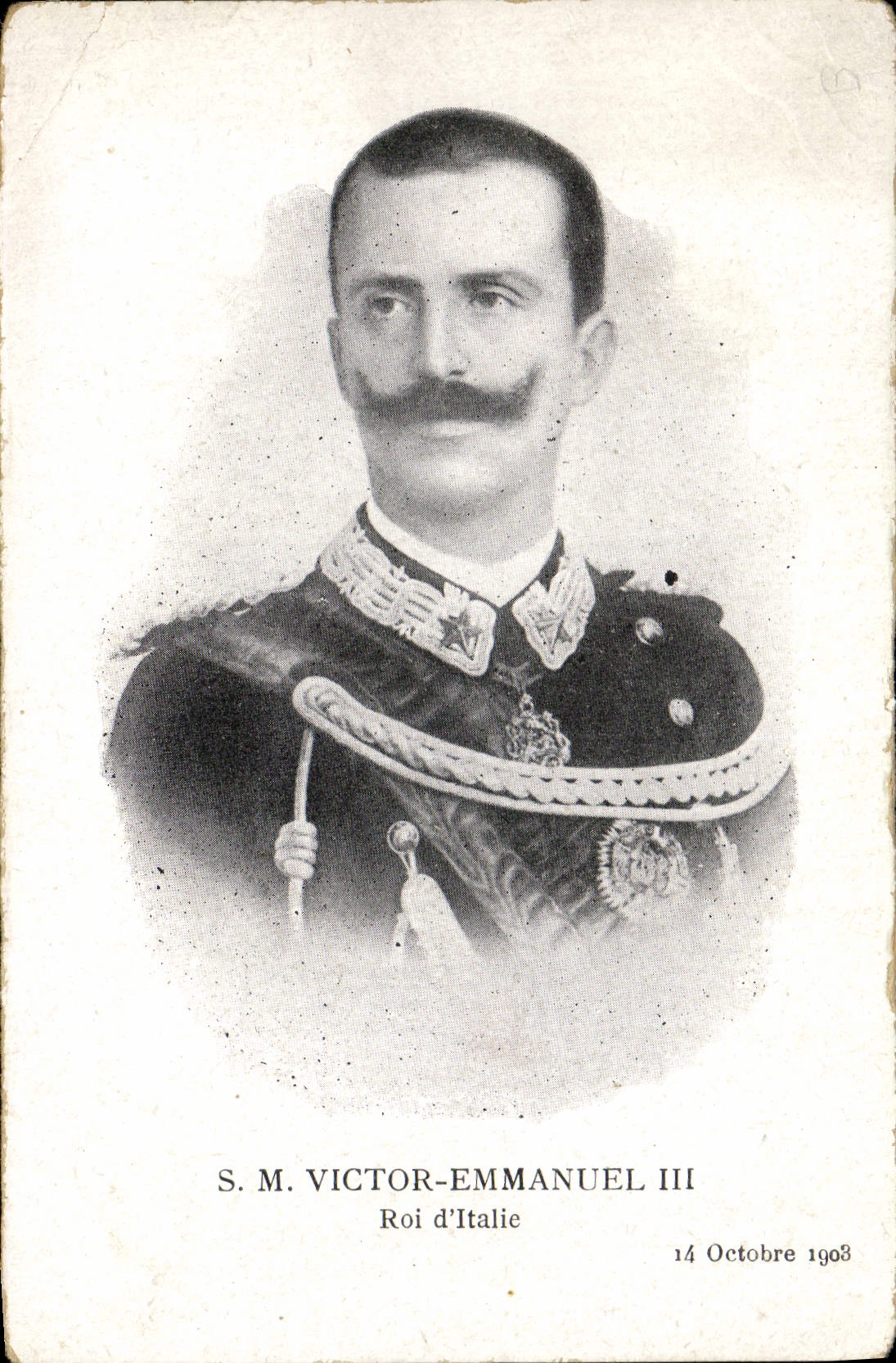 CPA SM Victor Emmanuel III Roi d'Italie