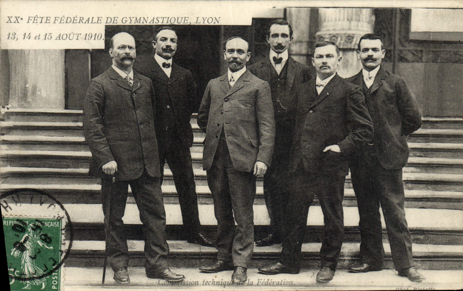 XX federal Festival of Gymnastics Lyon 1910TOP