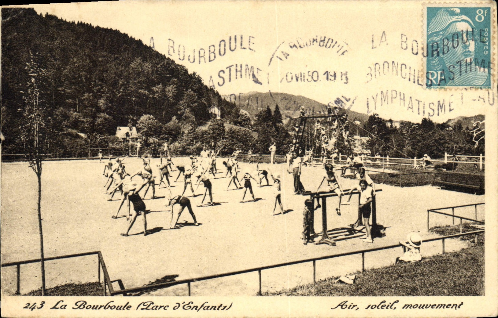 CPA La Bourboule Parc d'enfants Gymnastique
