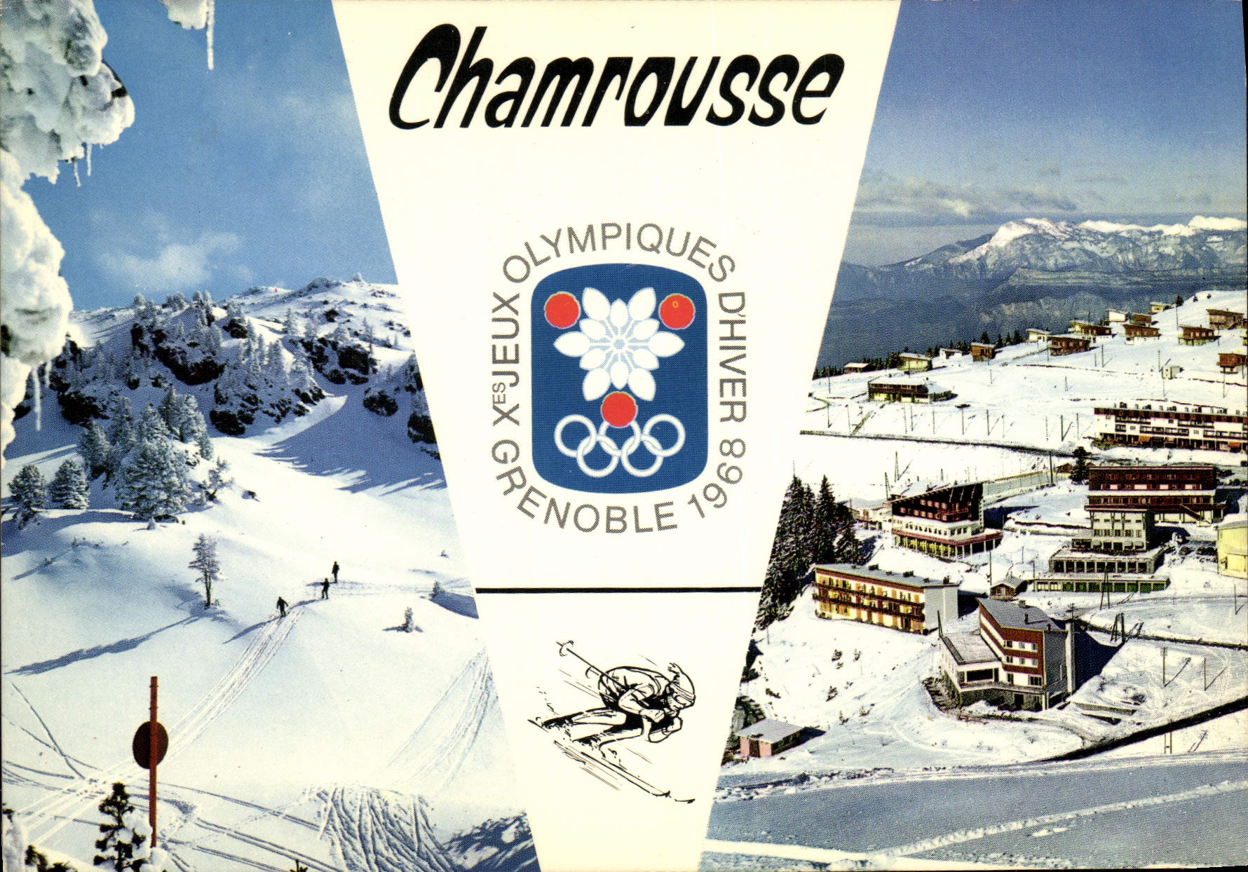 CPA Chamrousse Grenoble 1968 Ski