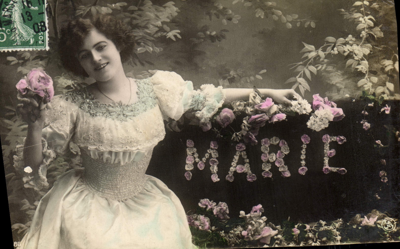 CPA Fantaisie Prenom Marie