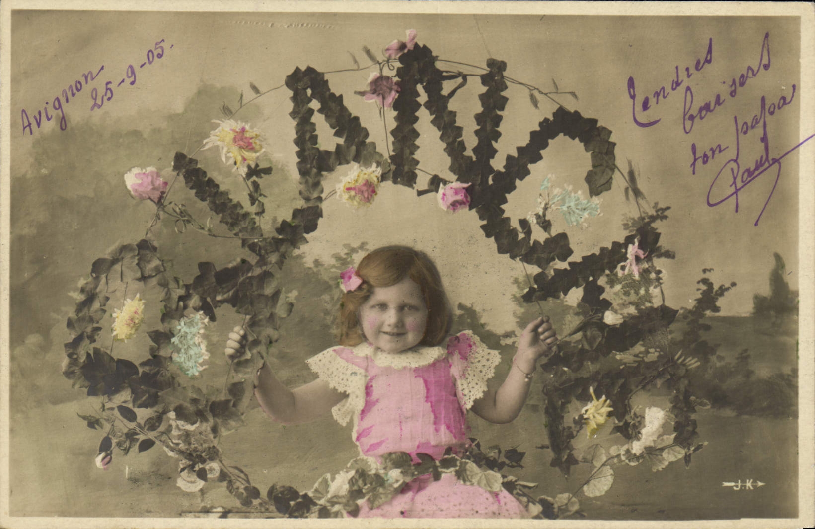 CPA Fantaisie Prenom Blanche