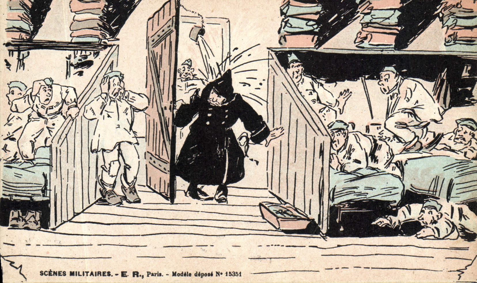 VINTAGE POSTCARD Militaria It is an error