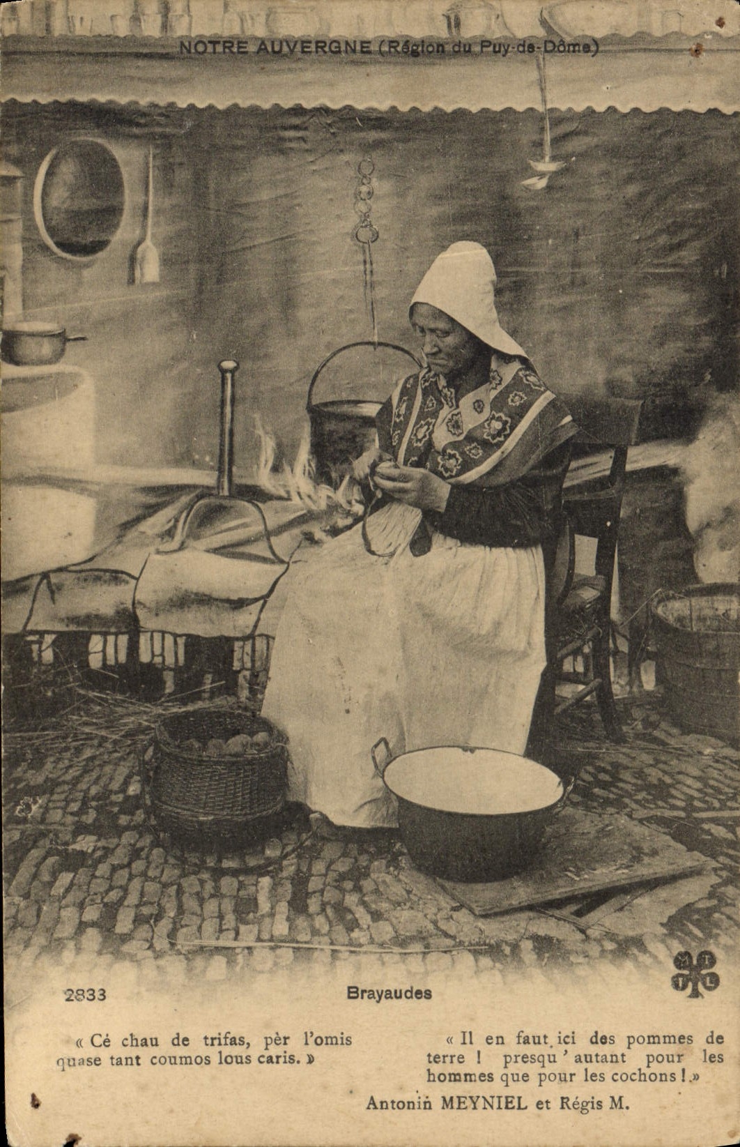 CPA Folklore Brayaudes