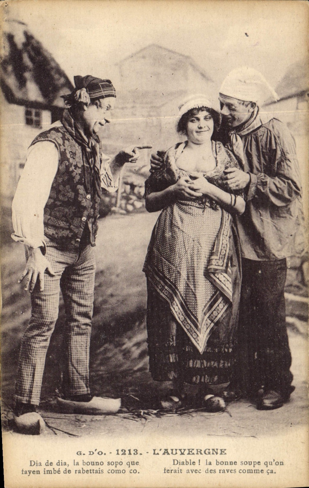 CPA Folklore Auvergne 