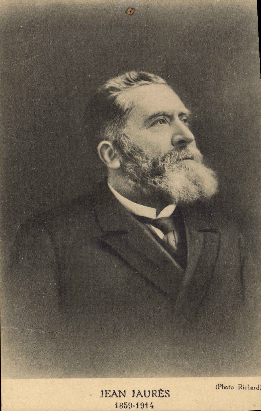 Partido Socialista Jean Jaures 1859 1914 de la POSTAL de la VENDIMIA