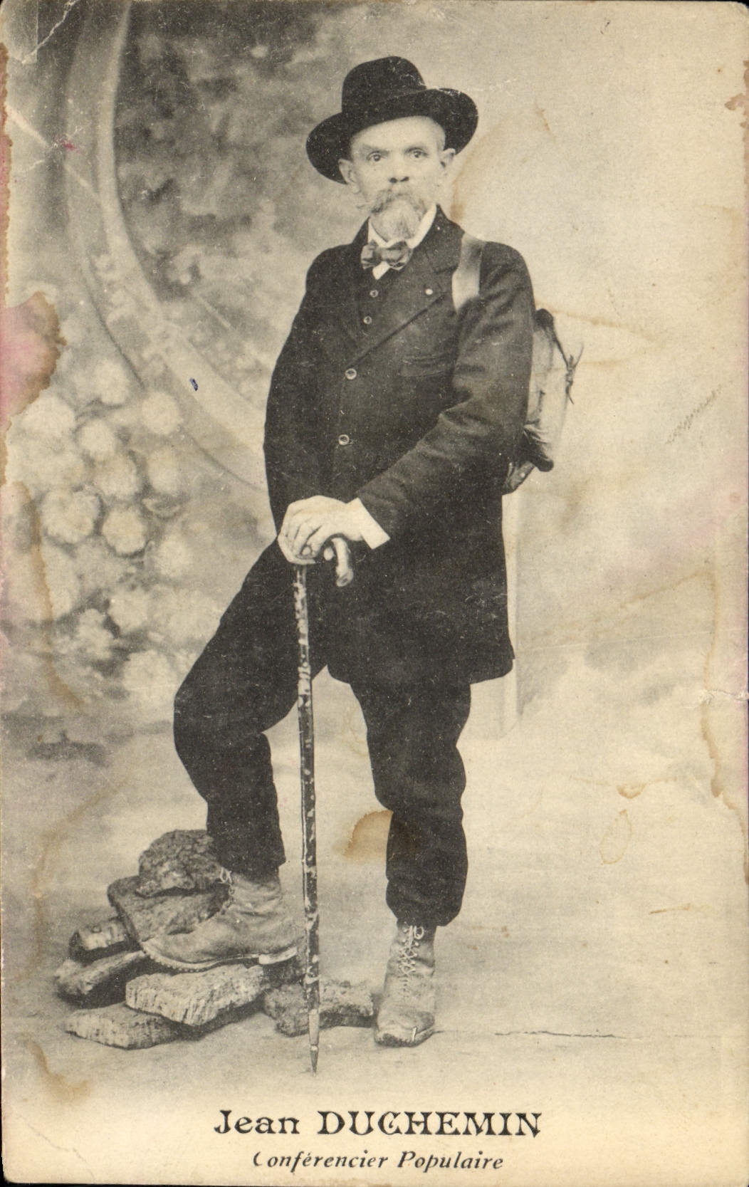 VINTAGE POSTCARD Jean Duchemin Lecturer popular