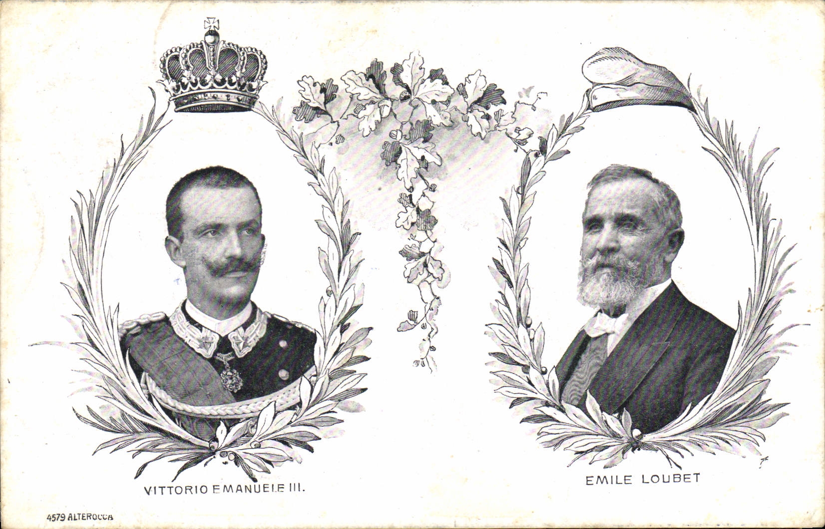 CPA loubet Vittorio Emanuele III