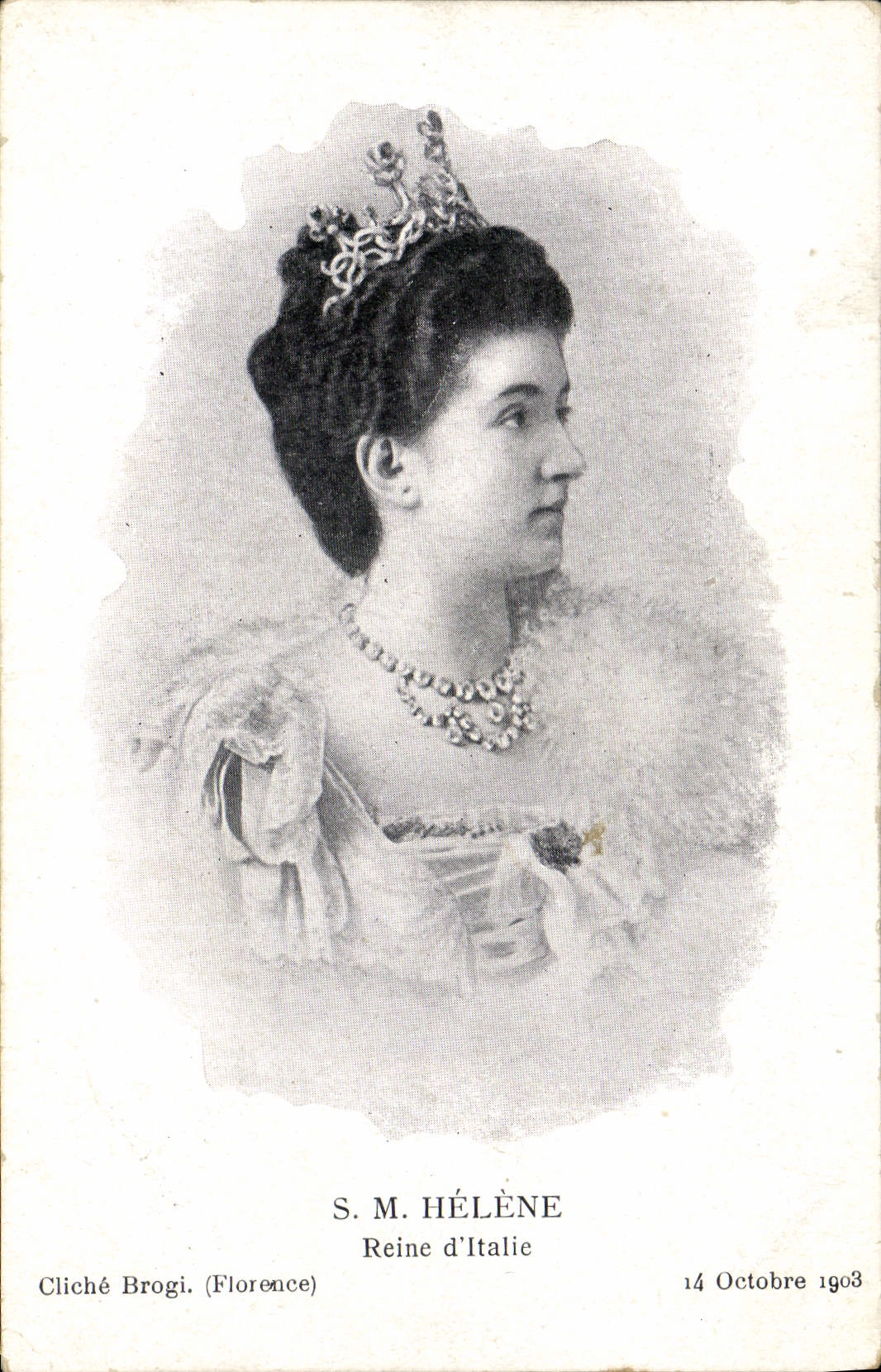 CPA SM Helene Reine d'Italie