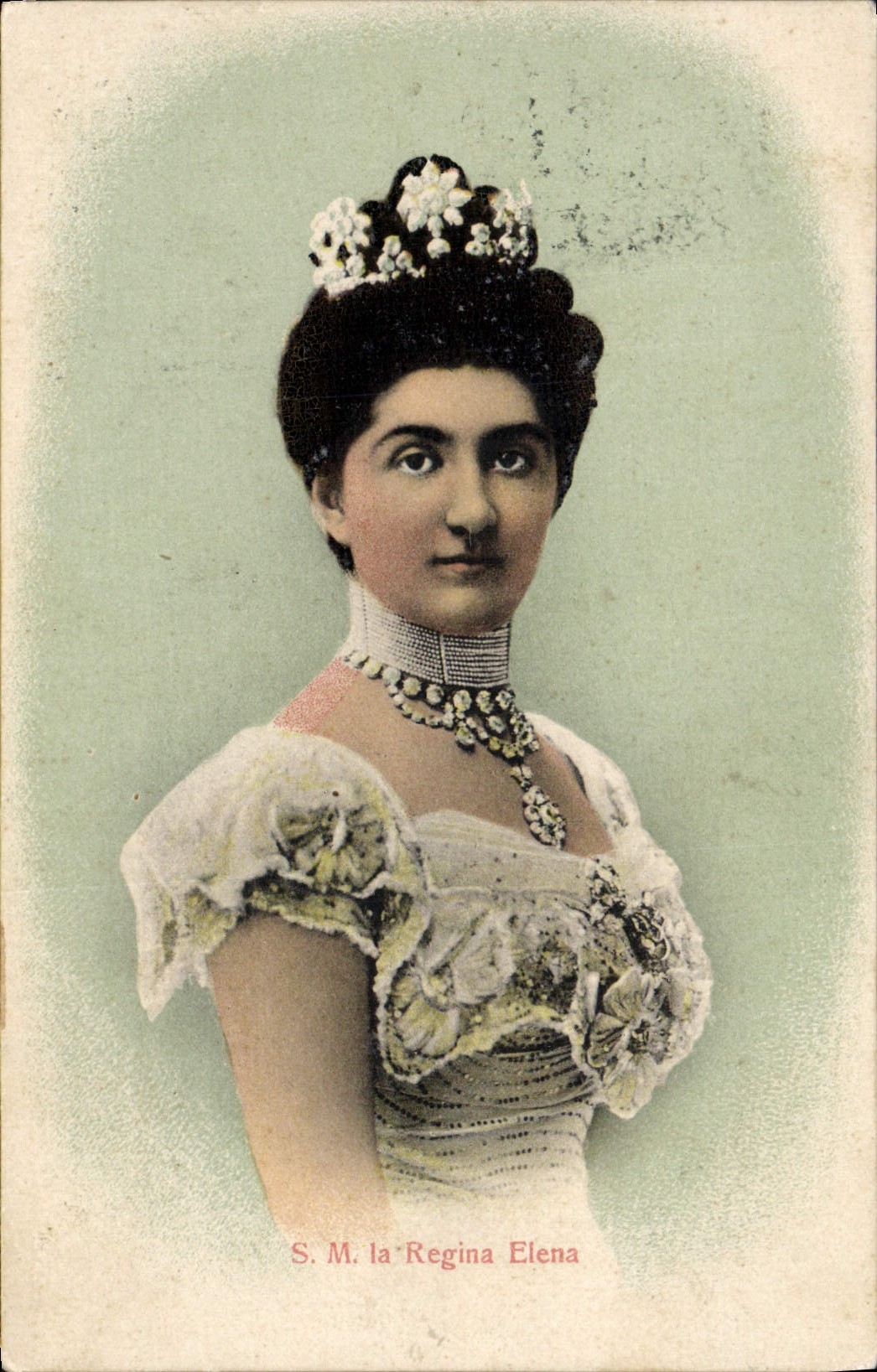 VINTAGE POSTCARD SM the Elena Queen
