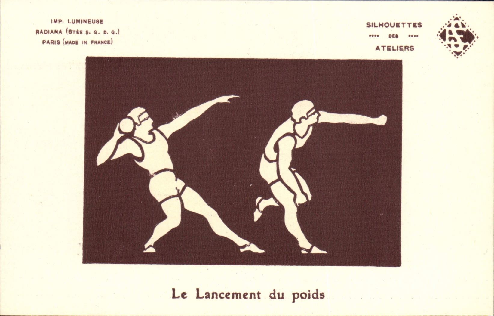 CPA Lancement du poids