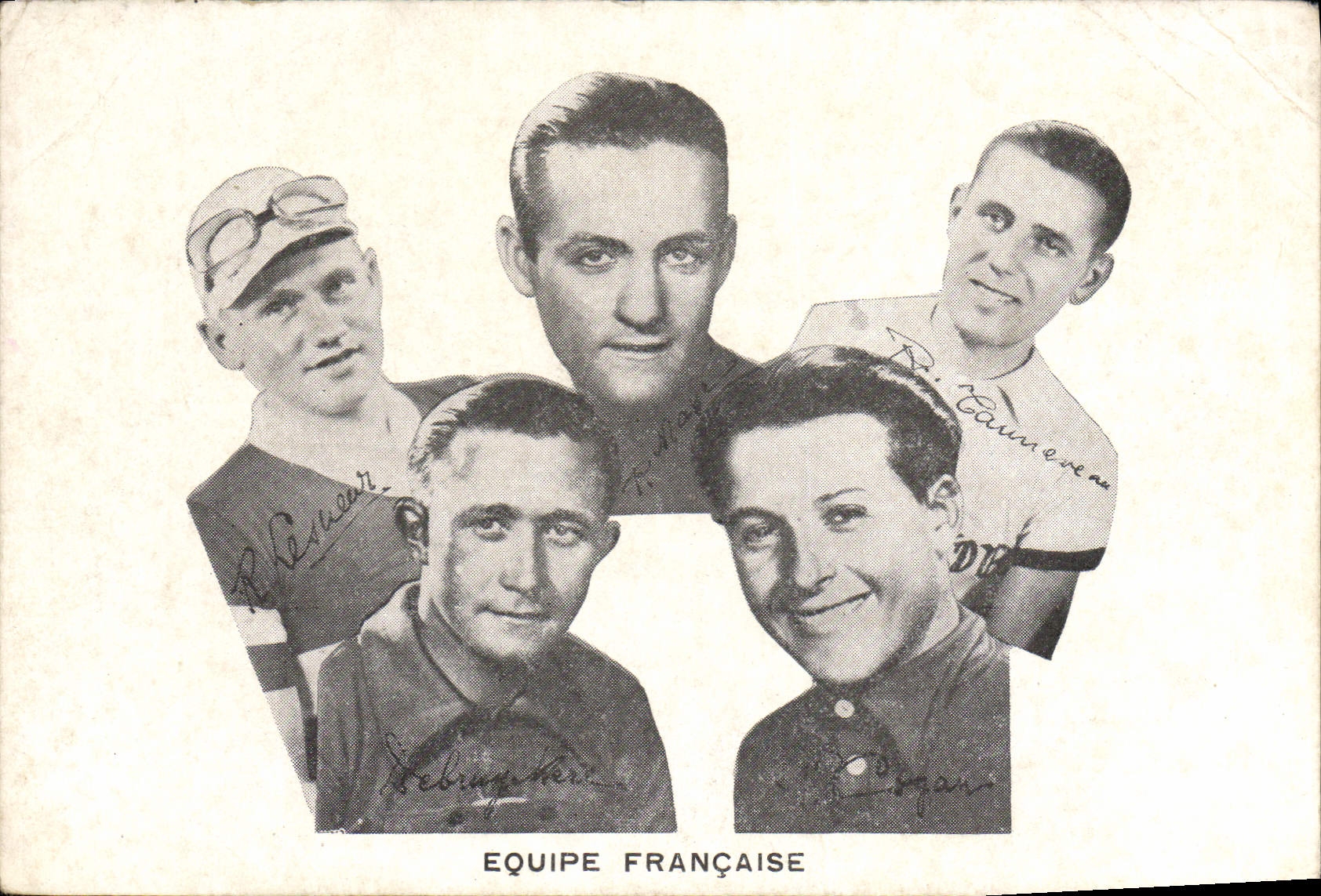 VINTAGE POSTCARD Cyclisme Equips French