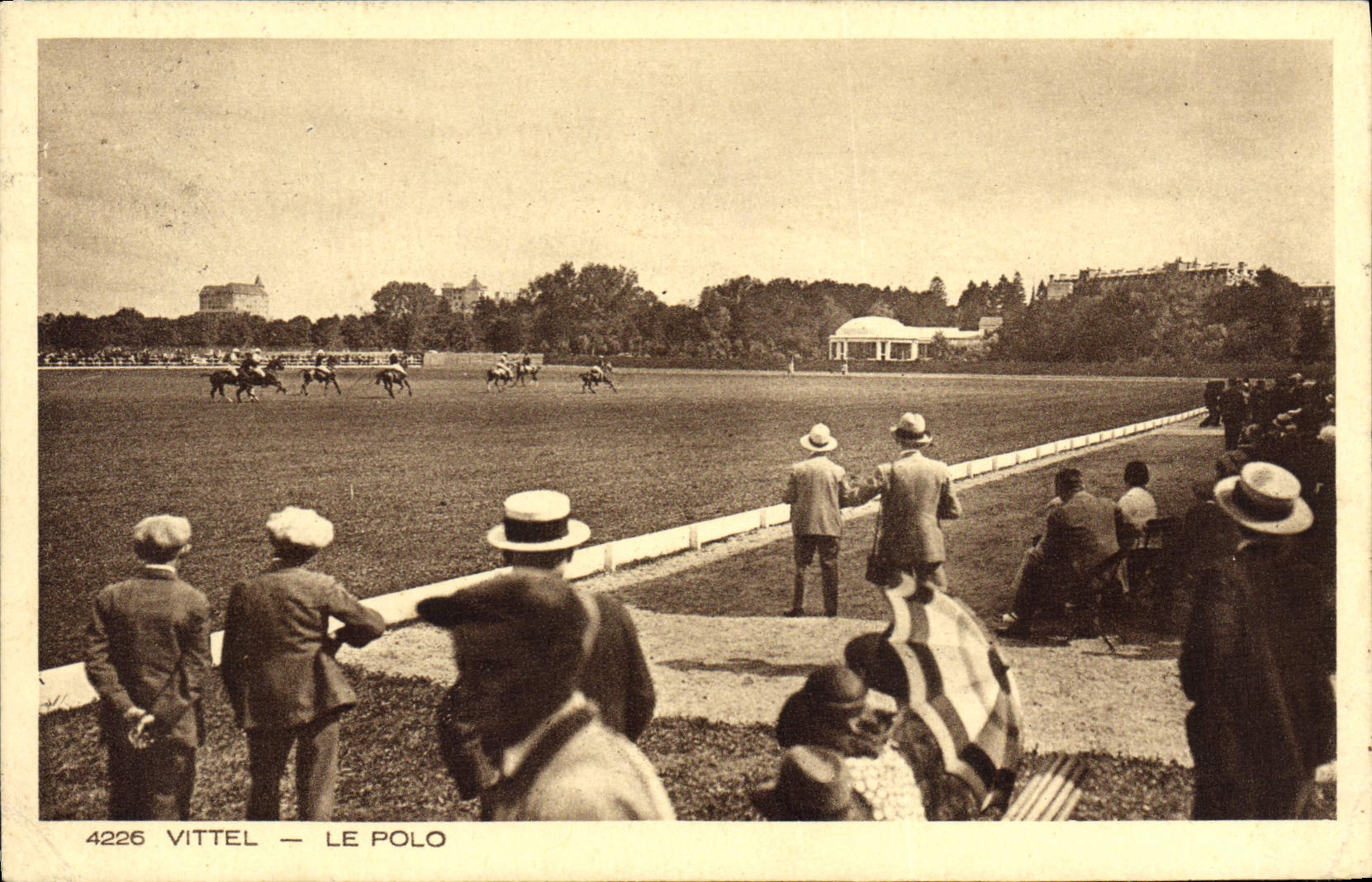 CPA Vittel Le polo Cheval